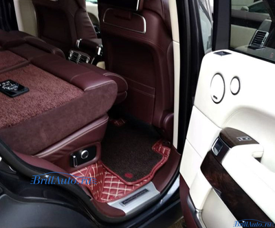 3D коврики в салон Range Rover из экокожи