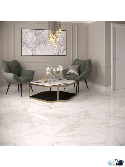 Керамогранит Gracia Ceramica Carrara Premium white PG 01 60 х 60 см мрамор