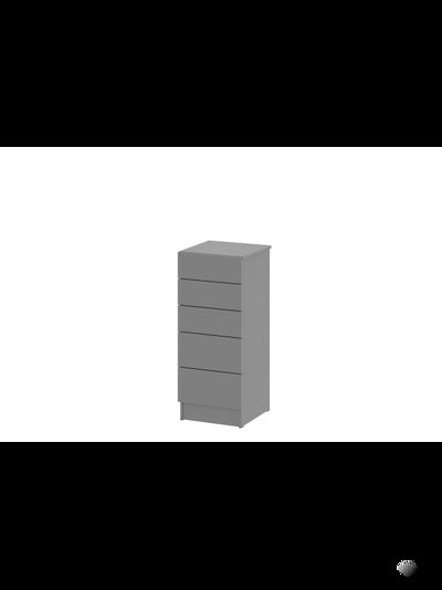 Энни КМ1 400 комод Графит