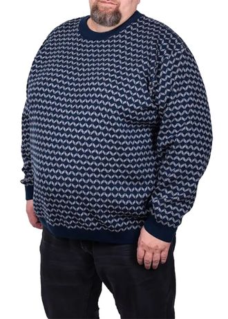 Джемпер - пуловер мужской большого размера 70077475 (Размеры: 60-80) свитер мужской большого размера