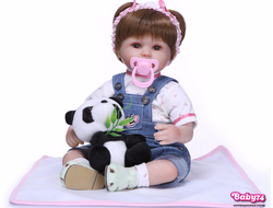Кукла реборн — девочка "Полина" 45 см