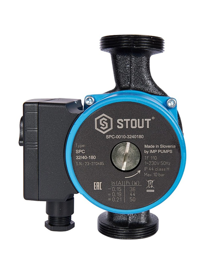 Насос циркуляционный STOUT 32/40-180