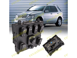 Mercedes-Benz ML, блок кнопок, стеклоподъемник, автомобильные запчасти, интерьер автомобиля, кнопки