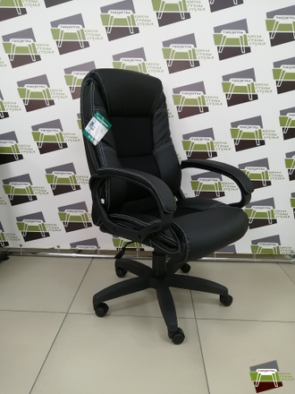 Кресло Оптима ультра, к.з. черный/TW-11 черный