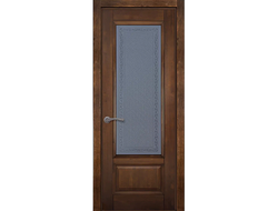 Дверь Аристократ 4 ДО, тонированный массив ольхи