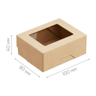 Коробка  ECO TABOX 350 100*80*40 мм (упаковка, 50 шт)