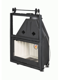 Каминная топка Экокамин Альфа 800 K с контргрузом