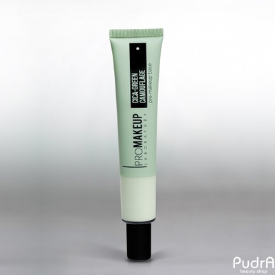 PROMAKEUP laboratory CICA-GREEN CAMOUFLAGE камуфлирующая матирующая основа под макияж с центеллой аз