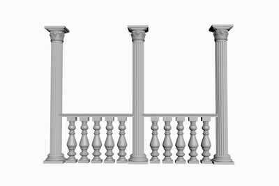 балюстрада балясин BL-017 с колоннами