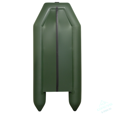 Лодка ПВХ Мастер Лодок Барс 2900 Слань-книжка Киль Зелёная