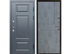 Дверь термо Премиум Grey-Горизонт бетон темный
