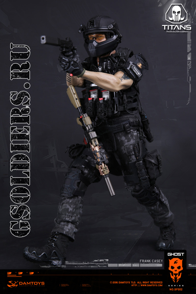 Коллекционная фигурка 1/6 GHOST SERIES - TITANS PMC - Frank Casey (SF002) - DAMToys
