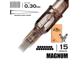 15 MGLT/0.30 - Magnum Bugpin Long Taper "EZ FILTER"