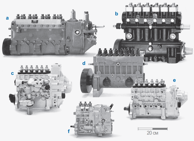 Наглядно показаны различия топливных насосов 