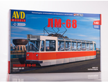 Сборная модель Трамвай ЛМ-68