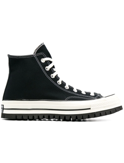 Кеды Converse Chuck Taylor Trek Black Vintage черные высокие 171015C