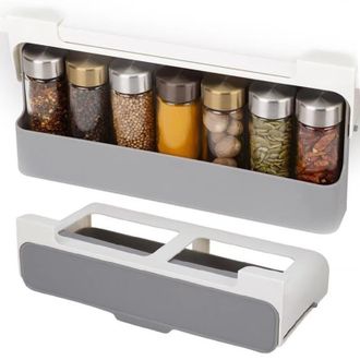 Подвесная стойка для пряностей (набор: стойка+7 стеклянных банок) Spice Organizer