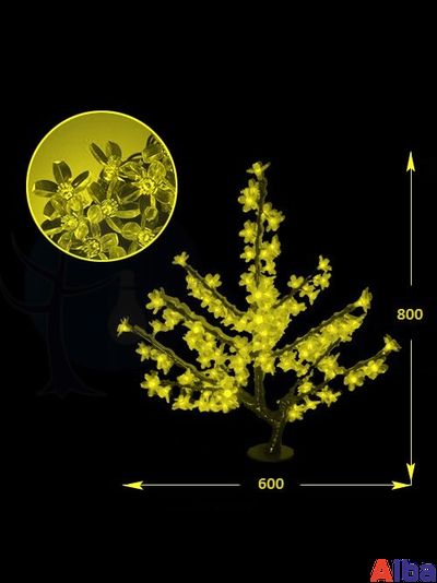 Куст вишневый h80см, 240led 220V