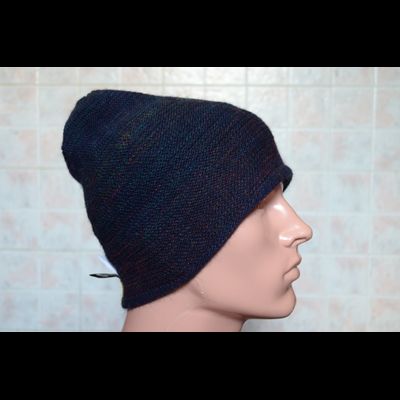 Двусторонняя шапка Vizio Италия 5669 синяя