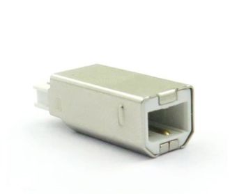 Штекер USB 2.0 B для пайки на кабель (2 шт.)