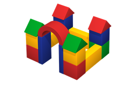 Детский мягкий игровой комплекс ROMANA «Замок» ДМФ-МК-19.07.01