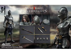 ПРЕДЗАКАЗ - Стражница святилища в серебряном - Коллекционная фигурка 1/6 SWORDS OF CHAOS - SILVER TEMPLE GUARDIAN (NICKEL SILVER EDITION) (SW003) - COOMODEL ?ЦЕНА: 41900 РУБ.?