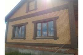 остекление частного дома, с.Бабаево. На фото еще не установлены водоотливы и москитные сетки