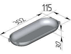Форма Баттонница 300 х 115 х 30 мм
