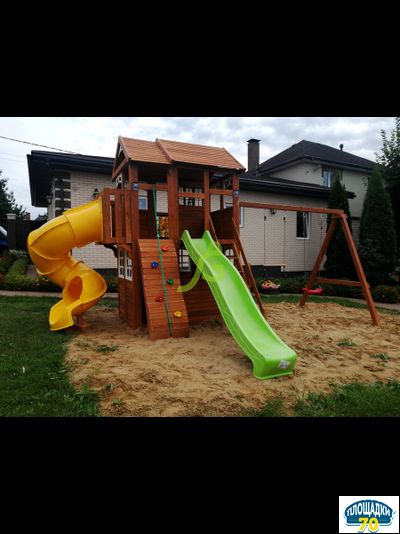 Детская площадка IgraGrad Клубный домик 3 с трубой