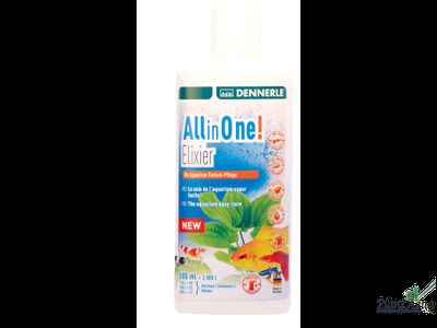 Dennerle All in One! Elixier - добавка-удобрение для комплексного ухода за аквариумом с растениями, 500мл