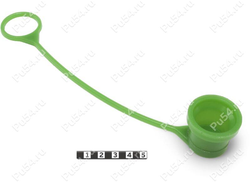 Заглушка (пыльник) наконечника гидравлического шланга, диаметр 25 мм Полиуретан 0-00-971 (PU54/M80/зеленый)