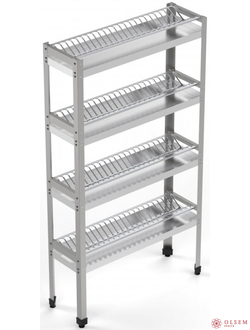 Стеллаж для сушки тарелок СКТ-4/870/280/1600-с