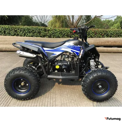 Детский квадроцикл Motax GEKKON 90cc Бензиновый Черно-синий