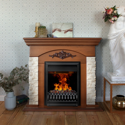 камин Neapolis NT с очагом 3D Oregan