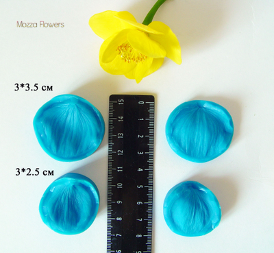 "Лепестки купавки" набор силиконовых молдов (вайнеров)