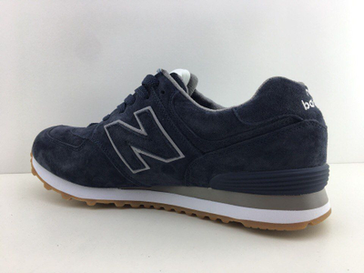 New Balance 574 серо-синие темные