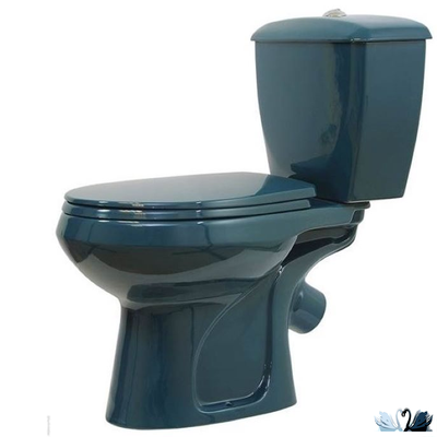 Унитаз с бачком Оскольская керамика Элисса Антивсплеск, зеленый, Стандарт (сиденье арматура УКЛАД)