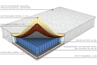 Матрас Комфорт Эталон от фабрики матрасов Ортис