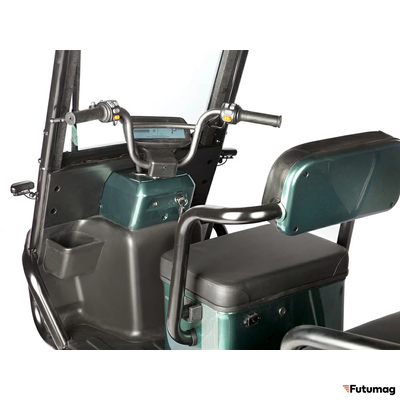 Электротрицикл Wanshida NIPLA 500 60V 1000Вт зеленый