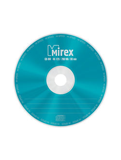 Носители информации CD-RW, 4x-12x, Mirex, Cake/10, UL121002A8L