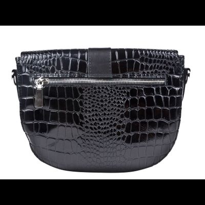 Кожаная женская сумка Albiano black (арт. 8033-01)