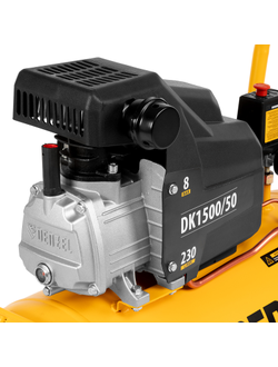 Компрессор воздушный DK1500/50, Х-PRO 1.5 кВт, 230 л/мин, 50 л Denzel