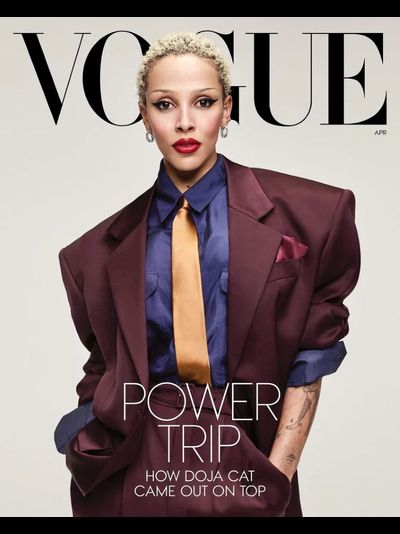 Vogue US Magazine April 2026 Dojo Cat Cover, Иностранные журналы в Москве, Intpressshop