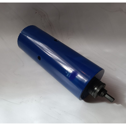 Коронка биметаллическая диаметр 112 мм глубина 300 мм + держатель с креплением шестигранник 13 мм для дрели