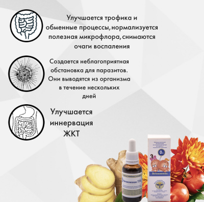 Фитокомплекс Волгаладь № 114 профилактика глистов, лямбиоза, острицы для детей от 0 лет, 30 мл