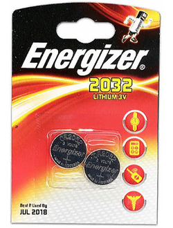 Батарейка CR2032 3B литиевая Energizer в бластере 2 шт.