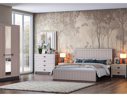 Композиция Спальни Прованс Ясень Анкор тёмный/Мускат