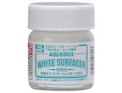 Mr. Hobby: Грунтовка жидкая Mr. Aqueous Surfacer 1000 White (40 мл.)