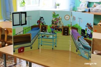 Настольная ширма для детского сада (больница, салон красоты)