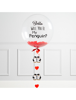 Баблс Will you be my Penguin?c гирляндой